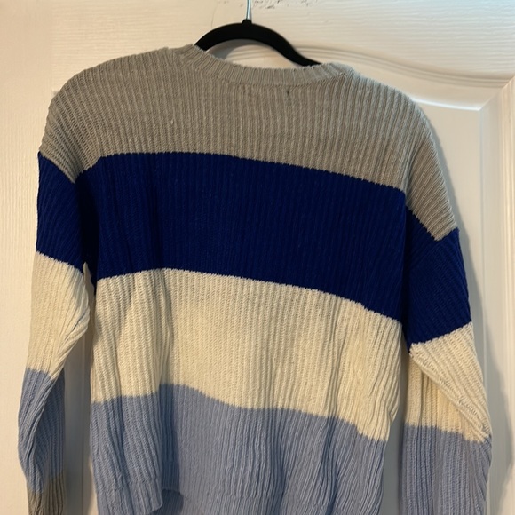 Blue Striped Sweater - Picture 7 of 8